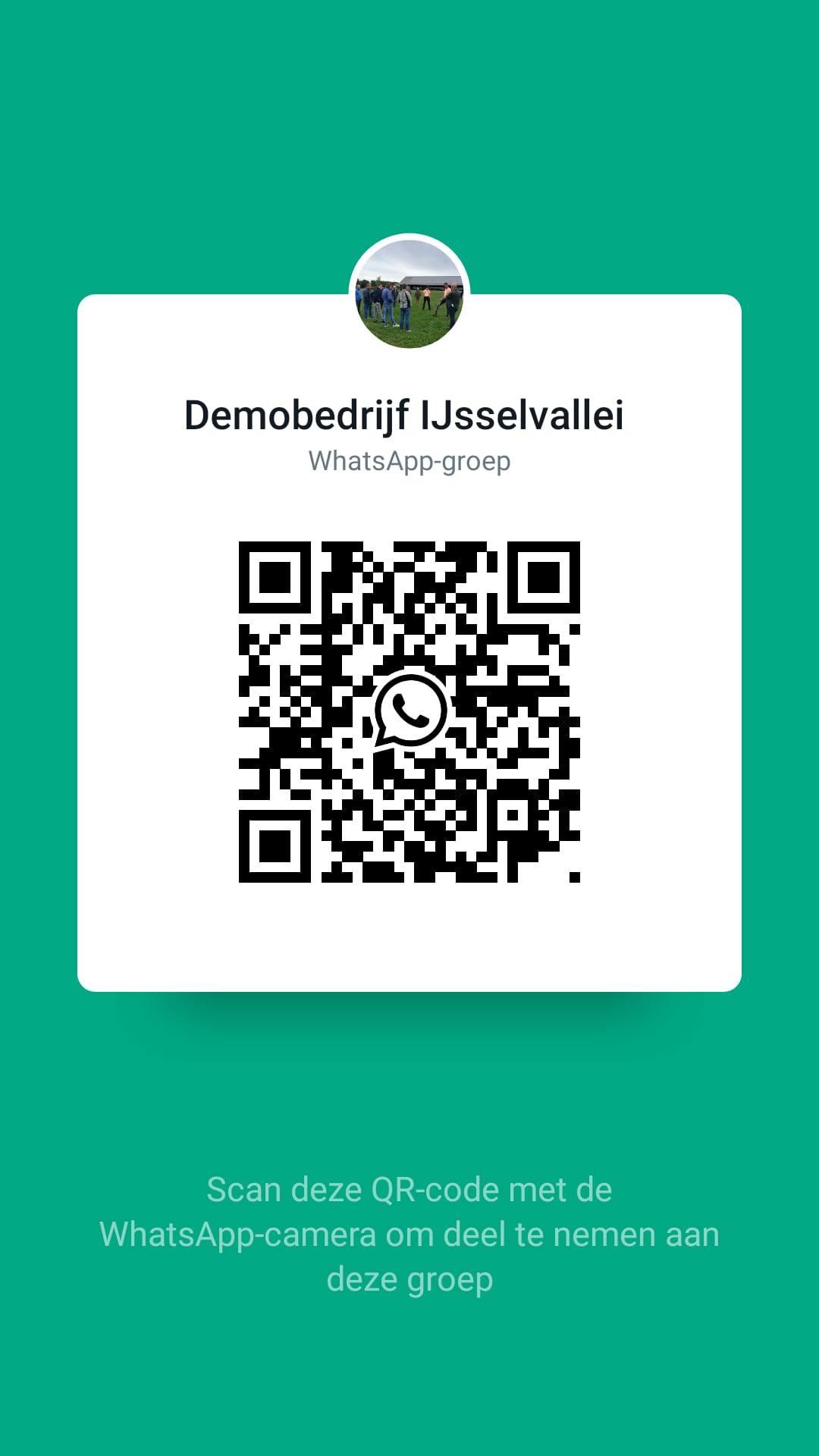 QR code Demobedrijf app
